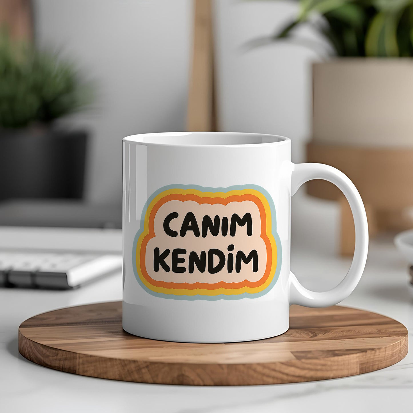 Canım Kendim Yazılı Komik Kupa Bardak – Komik Yazılı Bardak, Eğlenceli Kupa Bardak