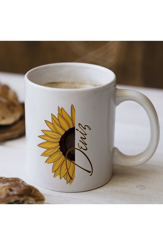 İsimli Kişiye Öze Beyazl Kupa Bardak – Şık, Minimal Tasarım Kupa Bardak