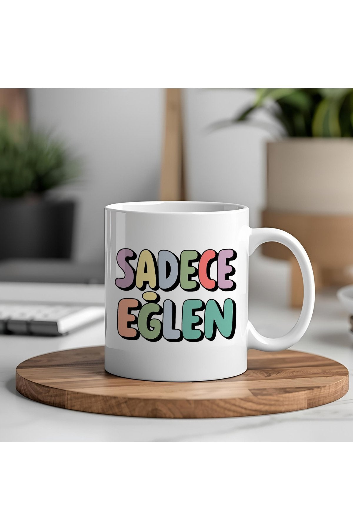 Sadece Eğlen Komik Kupa Bardak – Komik Yazılı Bardak, Eğlenceli Kupa Bardak