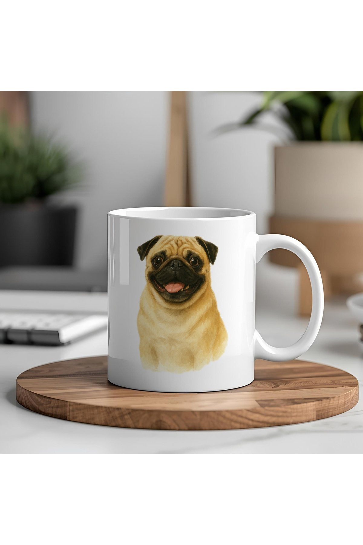 Kişiye Özel Evcil Hayvan Kupası - Sevimli Evcil Hayvan Beyaz Kupa Bardak - Evcil Hayvan Hediyesi