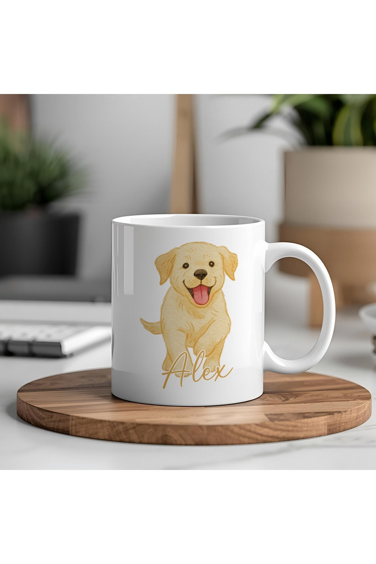 Kişiye Özel Evcil Hayvan Kupası - Sevimli Evcil Hayvan Beyaz Kupa Bardak - Evcil Hayvan Hediyesi