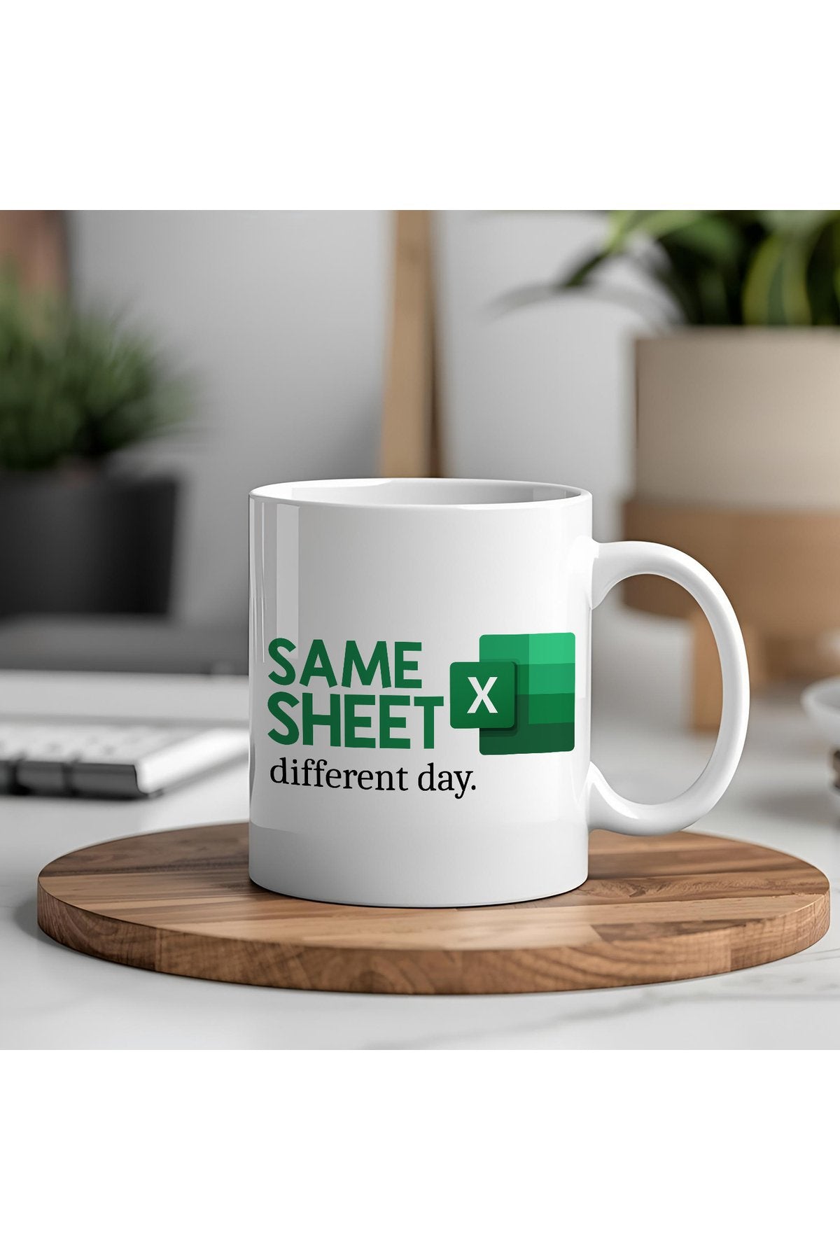 Same Sheet Yazılı Komik Excel Kupa Bardak – Komik Yazılı Bardak, Ofis ve Arkadaş Hediyesi