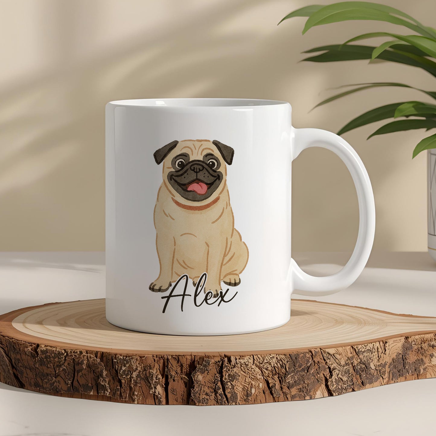 Kişiye Özel Evcil Hayvan Kupası - Sevimli Evcil Hayvan Beyaz Kupa Bardak - Evcil Hayvan Hediyesi