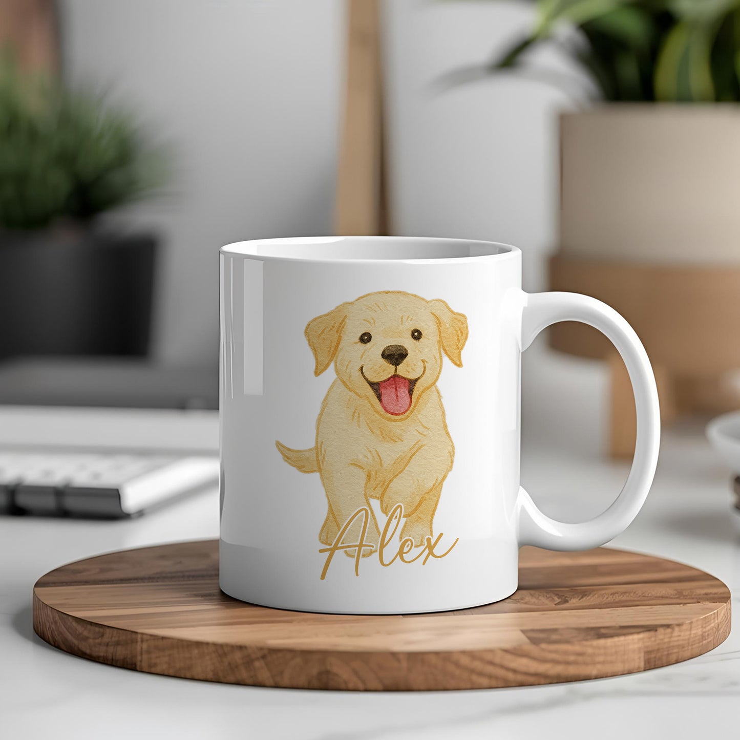 Kişiye Özel Evcil Hayvan Kupası - Sevimli Evcil Hayvan Beyaz Kupa Bardak - Evcil Hayvan Hediyesi