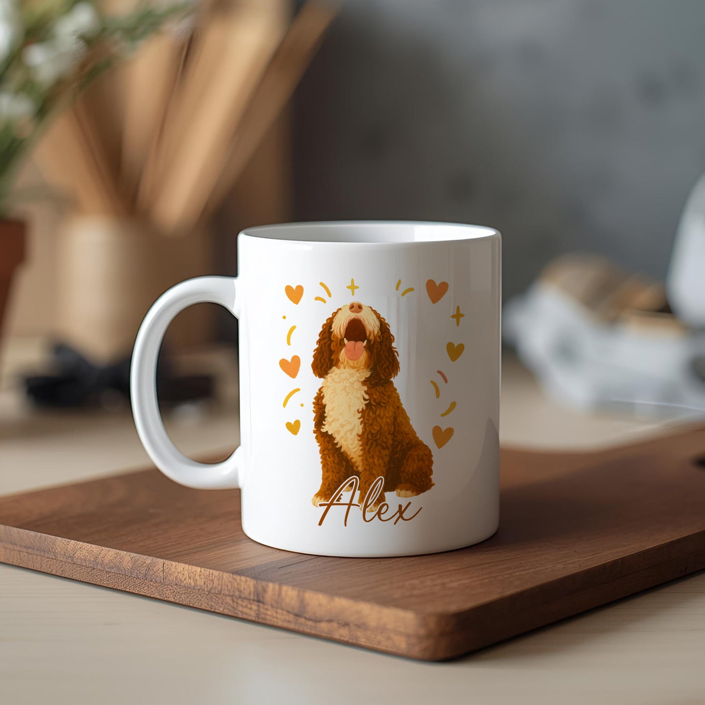 Kişiye Özel Evcil Hayvan Kupası - Sevimli Evcil Hayvan Beyaz Kupa Bardak - Evcil Hayvan Hediyesi