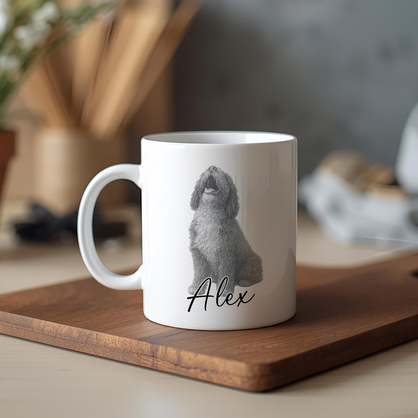 Kişiye Özel Evcil Hayvan Kupası - Sevimli Evcil Hayvan Beyaz Kupa Bardak - Evcil Hayvan Hediyesi