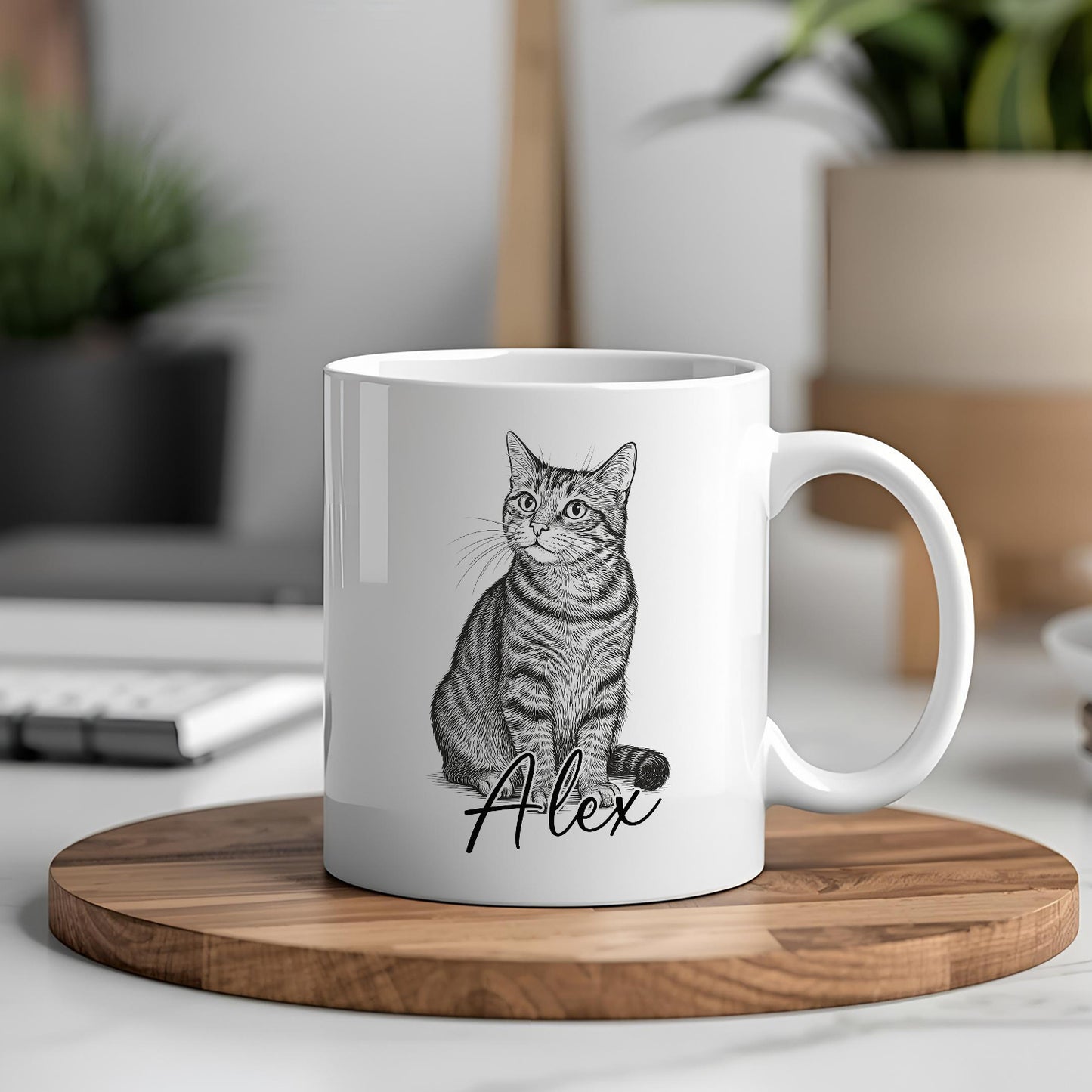 Kişiye Özel Evcil Hayvan Kupası - Sevimli Evcil Hayvan Beyaz Kupa Bardak - Evcil Hayvan Hediyesi