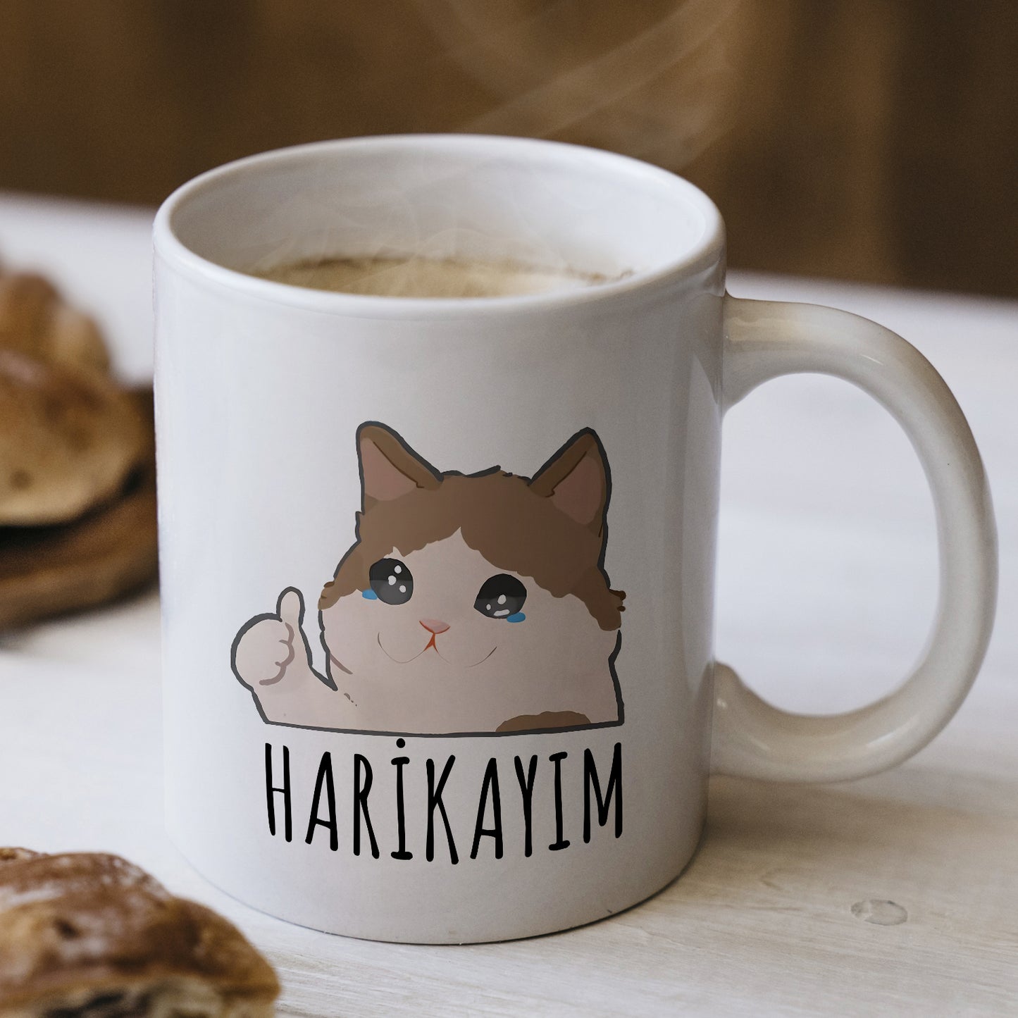 Harikayım Yazılı Komik Kupa Bardak – Komik Yazılı Bardak, Eğlenceli Kupa Bardak