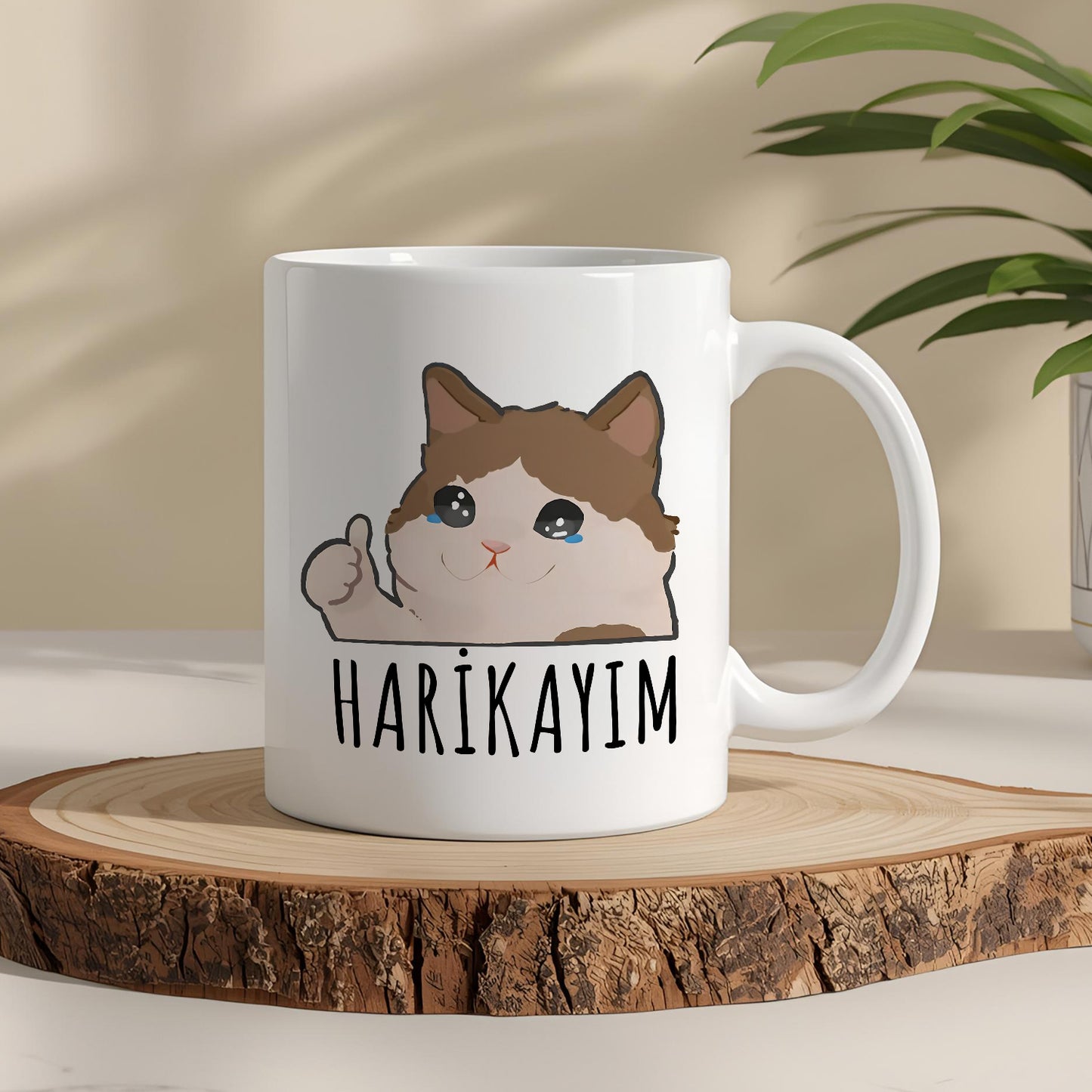 Harikayım Yazılı Komik Kupa Bardak – Komik Yazılı Bardak, Eğlenceli Kupa Bardak