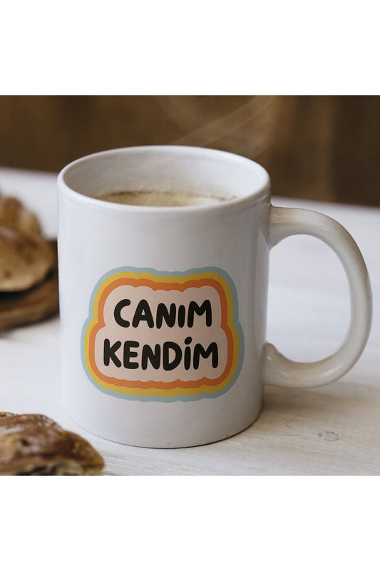Canım Kendim Yazılı Komik Kupa Bardak – Komik Yazılı Bardak, Eğlenceli Kupa Bardak