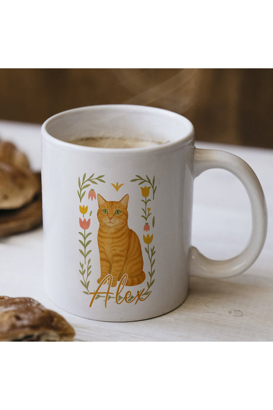 Kişiye Özel Evcil Hayvan Kupası - Sevimli Evcil Hayvan Beyaz Kupa Bardak - Evcil Hayvan Hediyesi