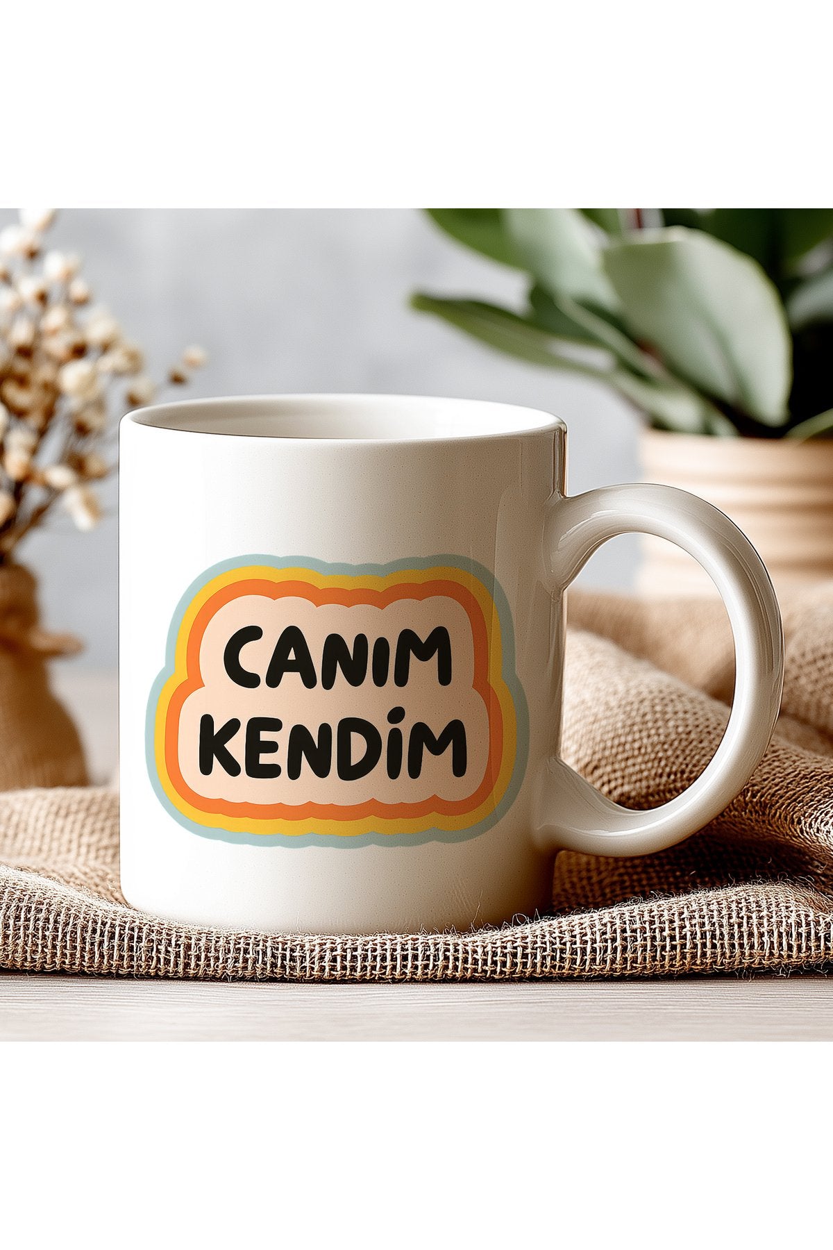 Canım Kendim Yazılı Komik Kupa Bardak – Komik Yazılı Bardak, Eğlenceli Kupa Bardak