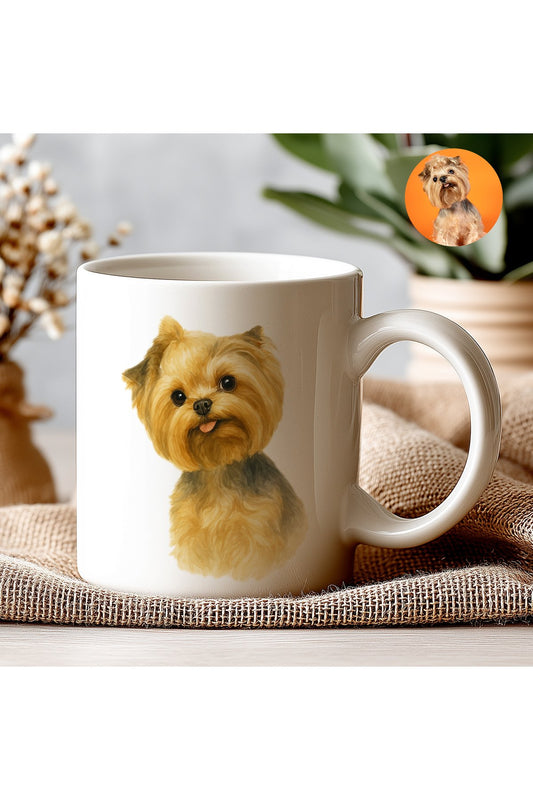 Kişiye Özel Evcil Hayvan Kupası - Sevimli Evcil Hayvan Beyaz Kupa Bardak - Evcil Hayvan Hediyesi