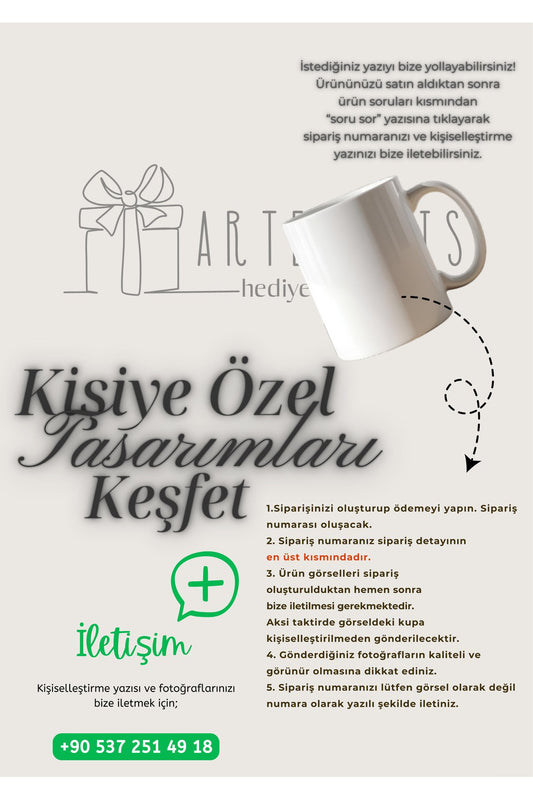 Avcılar İçin Kişiye Özel Karikatür Kupa – Fotoğraftan Karikatür Çizim, Mizahi ve Eğlenceli Hediye