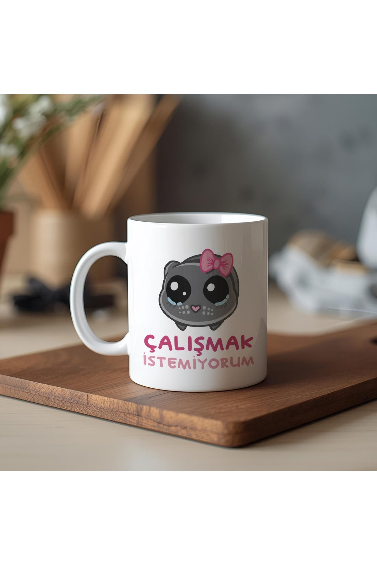 Çalışmak İstemiyorum Yazılı Komik Kupa Bardak – Komik Yazılı Bardak, Eğlenceli Kupa Bardak