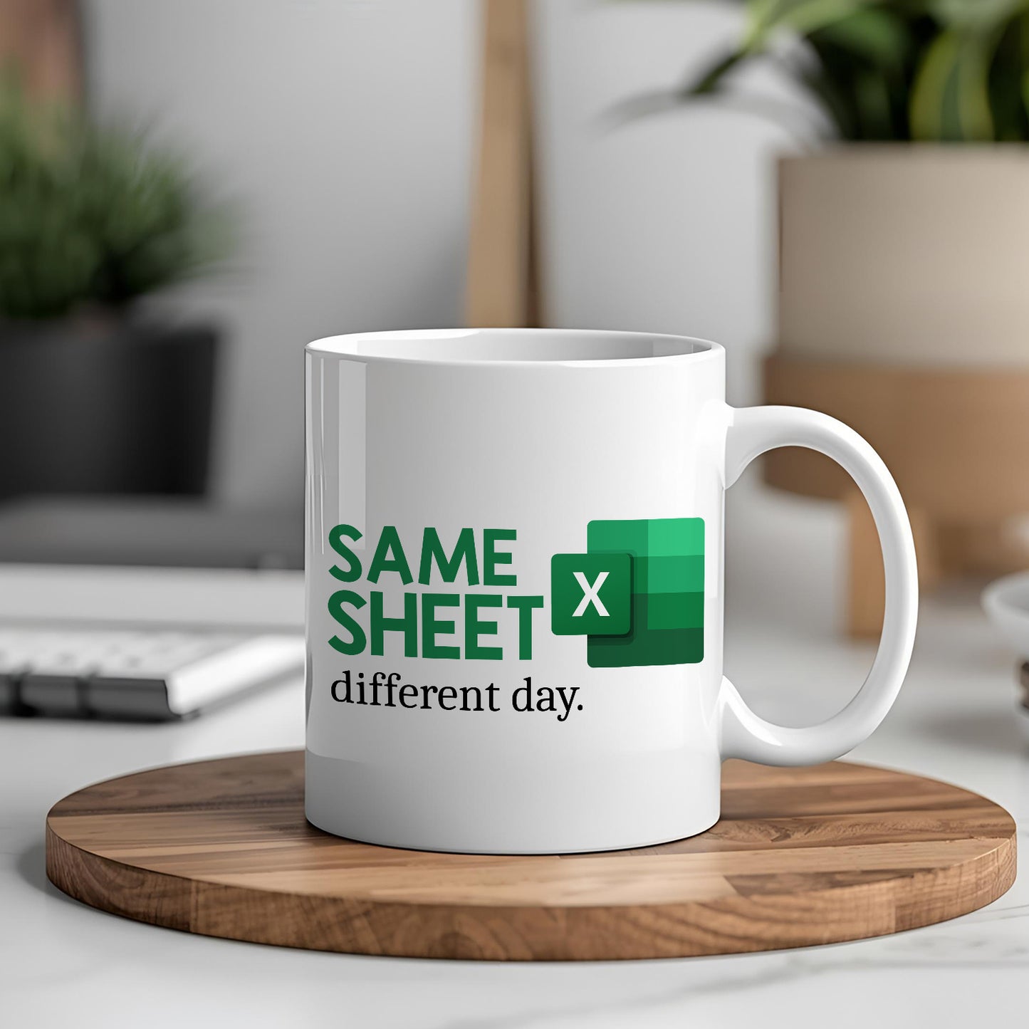 Same Sheet Yazılı Komik Excel Kupa Bardak – Komik Yazılı Bardak, Ofis ve Arkadaş Hediyesi